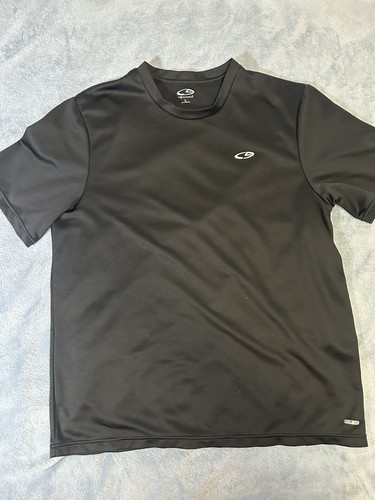 Champion Athletic Tshirt Mens L  Large Black Polyester Duo-dry Lightweight Sport - Picture 4 of 7