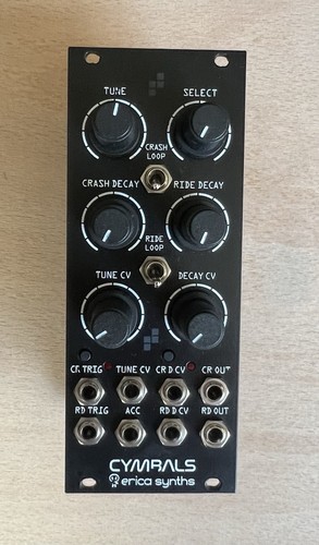 Erica Synths Cymbals Eurorack Module (Modular Sell Off Check Other Listings)
