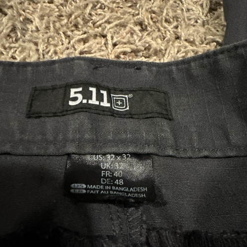 5.11 Tactical Series Cargo Pants Mens 32x32 Navy Blue Police Combat Utility - Picture 3 of 5