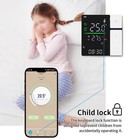 Smart Thermostat Control Panel with Frost Protection and Energy Saving