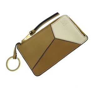 [Loewe] Puzzle Coin Card Holder - Worm ☆送料込☆ ノット コインカードホルダー（シャイニーナパカーフ） マルチ