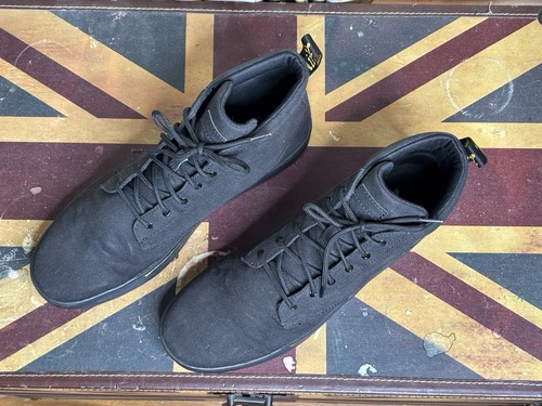 Kaum getragene Dr. Martens Cairo Canvas Chukka Stiefel in Schwarz US Herren 14 - Bild 3 von 6