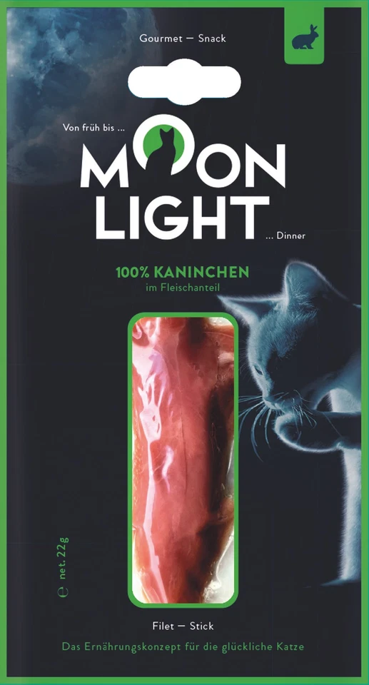 Moonlight Katzensnack Filet-Stick, Kaninchen 22 g