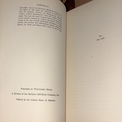 Signed! Slipstream Autobiography of Air Craftsman Eugene Wilson 1st Edition 1950 - Picture 6 of 8