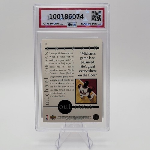 Michael Jordan 1994 Upper Deck Rare Air #60 Silver Set GGC GEM MINT 10! Low Pop! - Picture 2 of 2
