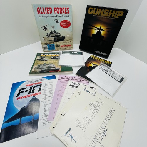 Allied Forces IBM PC 5.25 Floppy GUNSHIP M1 Tank Platoon Microprose Vintage 1991 - Bild 21 von 21