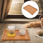  1pc Bambus Japanische Tee Tablett Food serviert Tablett Home Restaurant