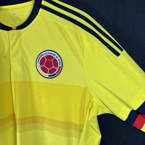 ✨Adidas Federacion Colombiana De Futbol Herren Large Gelb Langarm Trikot✨ - Bild 6 von 18