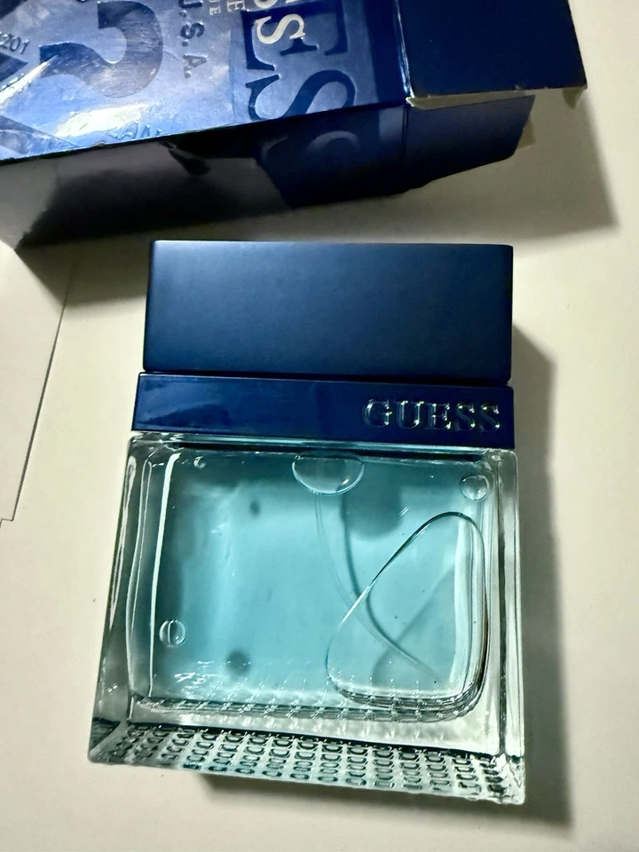 Guess Seductive Homme Azul Hombres EDT 3.4 oz / 100 ml Nuevo Perfume Colonia Caja Abierta Foto 4 de 4