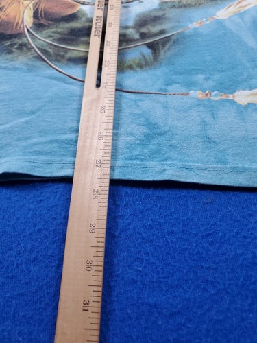 Vintage The Mountain Native Wolf Dreamcatcher Tie Dye T-Shirt Size M - Picture 11 of 17