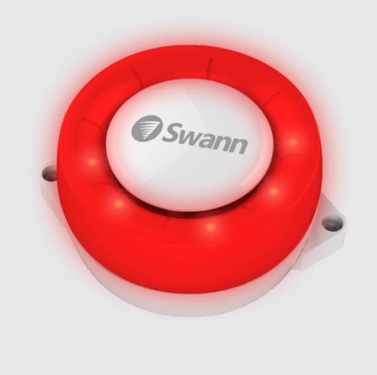Swann Indoor Siren with Loud Siren and Visual Alert - White - Image 3 of 4