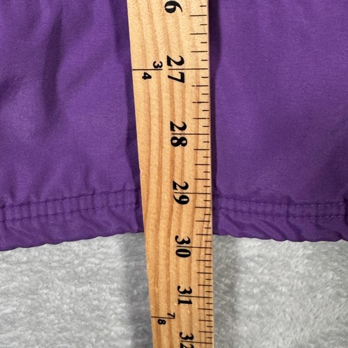 Vintage LL Bean Jacket Mens XXL Purple Thinsulate Hooded Pullover 90s Outdoors - Picture 7 of 9