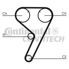Continental ContiTech CT608 Zahnriemen für FIAT TIPO (160) CROMA (154)