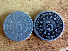 1868 Shield and 1868 Shield Nickels Photos Are of Actual Coins D15