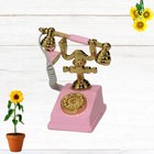 Mini Alloy Retro Phone Model Vintage Decorative Phone for Home Office