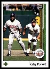 1989 Upper Deck #376 Kirby Puckett Minnesota Twins Baseball Card