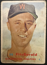 1957 Topps #367 Ed FitzGerald