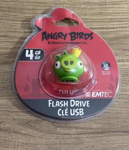 Angry Birds 4GB Flash Drive King Pig USB – Green – Brand New - Picture 2 of 4