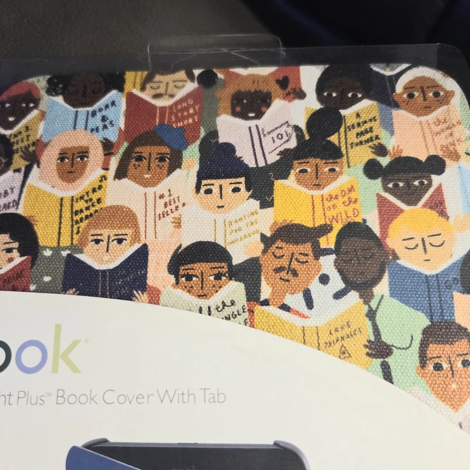 Nook NWT GlowLight Plus Book Cover w/ Tab Book Club Cover Design Barnes & Noble - Image 2 of 4