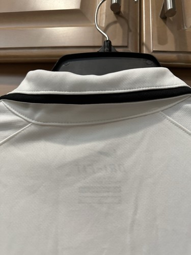 Camisa polo de golf mediana para mujer Nike Dri Fit manga S blanca/negra con logotipo nuevo con etiquetas $40 - Imagen 15 de 23