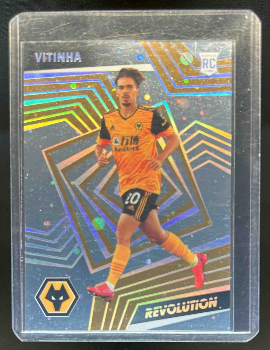 2020 Panini Revolution Premier League Vitinha RC Cosmic Rookie #/75