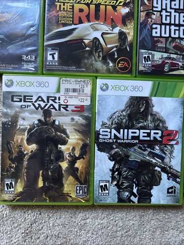 (10) Lote Videojuegos Xbox, 360 y One Gears GTA Halo Panzer Shadow Of War Midtown - Imagen 4 de 10
