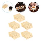 30pcs Non-slip Tea Cup Coasters Non-slip Cup Bowl Holders Tea Tray Accessories