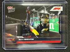 2024 Topps Now Formula 1 F1 Max Verstappen 4th Drivers World Champion #71