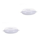  2 Pack Eierdampfer Mikrowelle Dampfgarer Küchengeräte Küchenbedarf