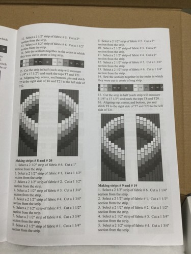 OPEN HEART WANDQUILT SET VON RACHEL’S OF GREENFIELD MUSTER STOFFWATTE - Bild 5 von 20