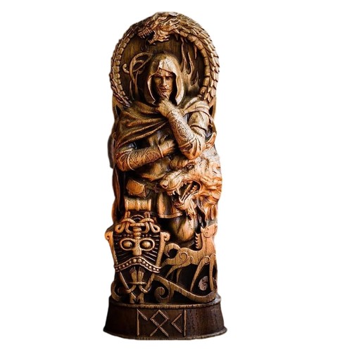 Norses God Statues Vikinges Mythology Figurines Scandinavian Pantheons Ornament - Picture 5 of 12