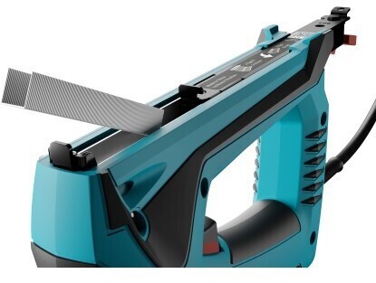 Novus Elektrotacker J-120 (Für Feindrahtklammern bis 14 mm und Nägel bis 16 mm,