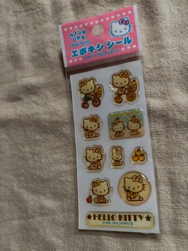 Sanrio Hello Kitty Epoxy Stickers Retro - Picture 3 of 3