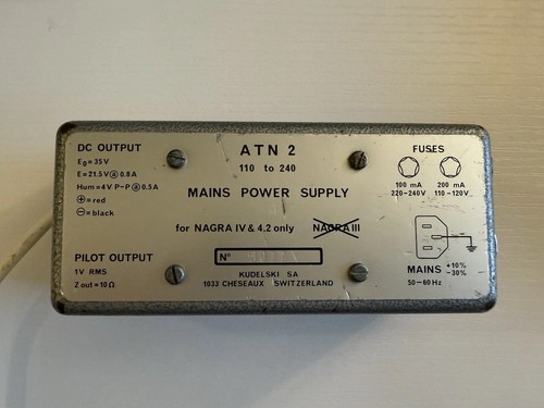 NAGRA ATN-2 Power Supply - Picture 2 of 8