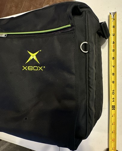 Original Padded Xbox Official Console Carrying Storage Case Travel Messenger Bag - Picture 2 of 6