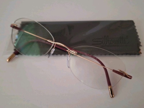 Silhouette 5500 Brille Brillengestell 3530 Lila Rosegold Titan []17-135   - Bild 3 von 7