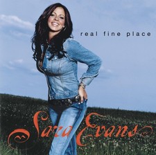 Real Fine Place [CD] Sara Evans [*READ* EX-LIBRARY]
