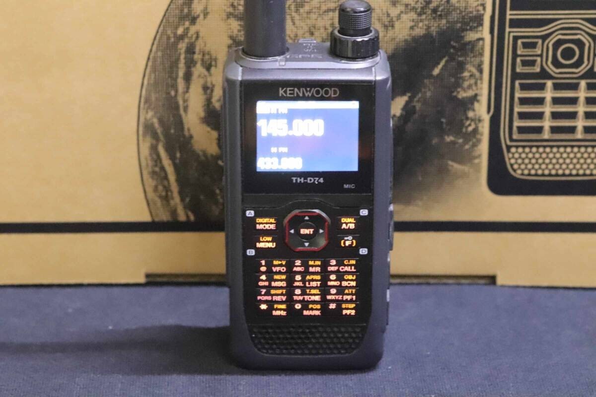 【美品】KENWOOD アマチュア無線 TH-D74 技適マーク有 動作品 美品】KENWOOD アマチュア無線 TH-D74 技適マーク有 動作品 美品】KENWOOD