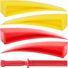 5 Pieces Curved Car Door Window Wedge and Plastic Chisel Scraper,Paintless... 