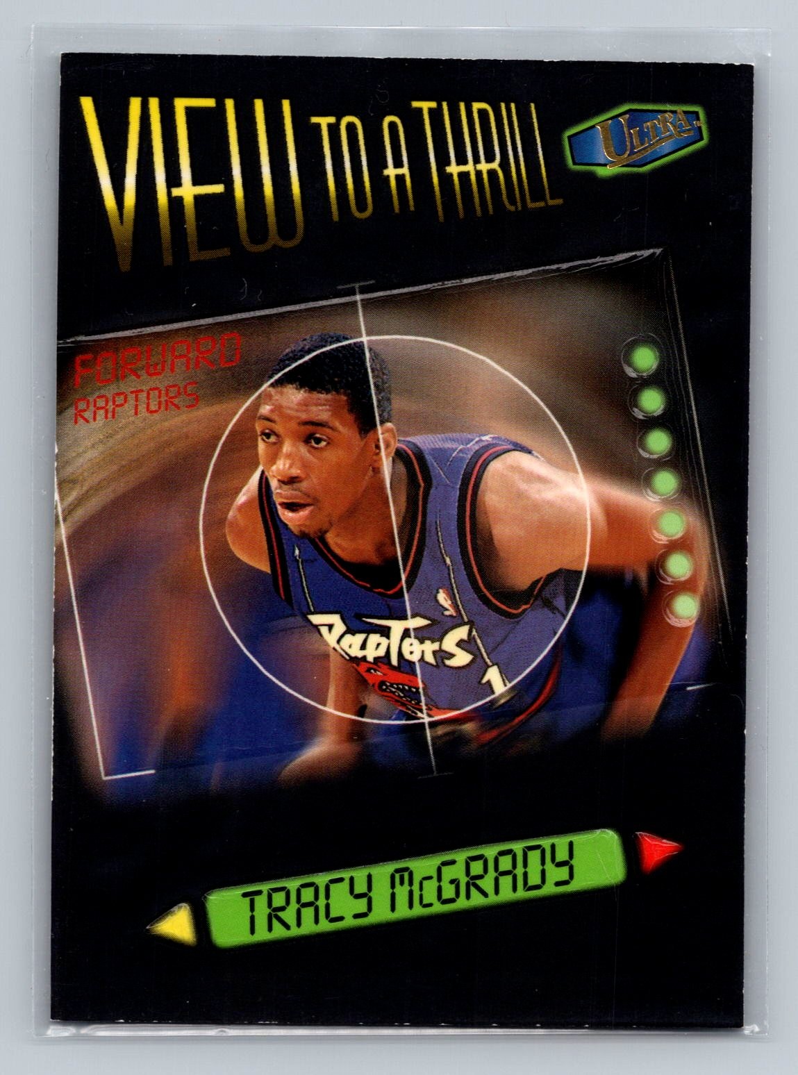 1997-98 Fleer Ultra View to a Thrill Tracy McGrady #4VT Rookie RC HOF