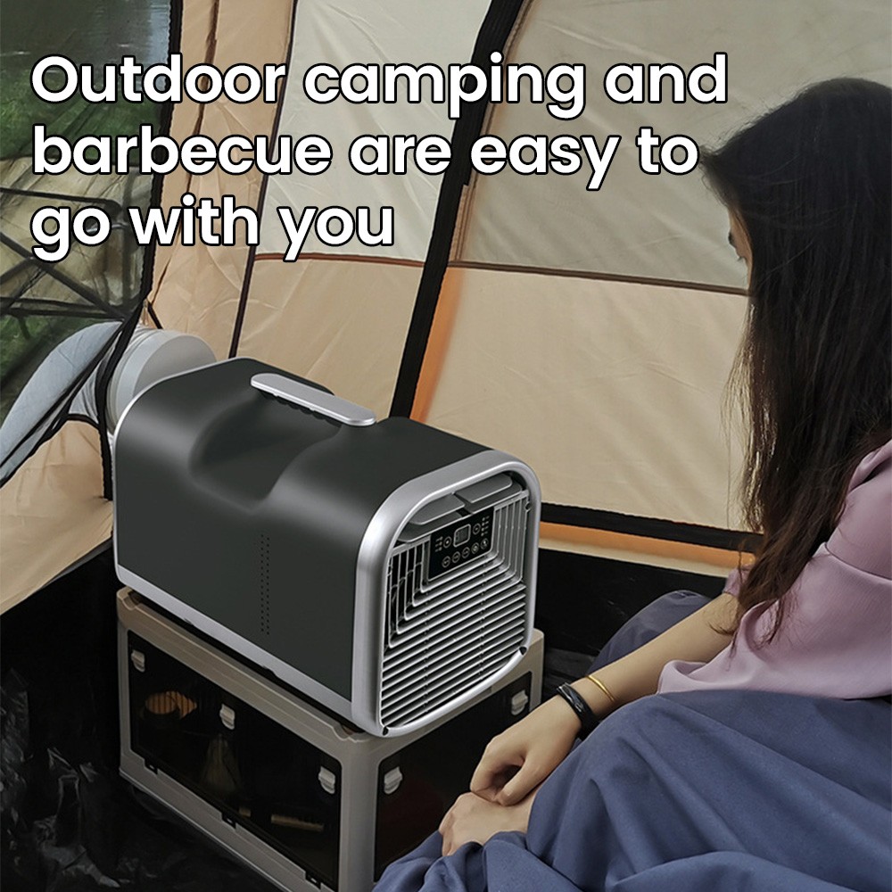 Portable Travel Air Conditioner 4100 BTU Cooler Dehumidify 12V/24V/220V Camping