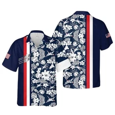 Personalized Air Force Thunderbirds Hawaiian Shirt