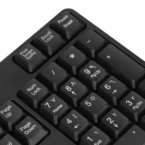 .›Arabic Keyboard 104 Keys USB Interface Wired Design Black ABS Material Office - Picture 14 of 23