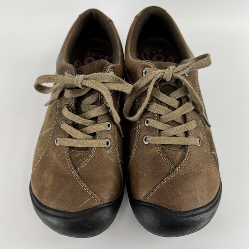 Keen Presidio Cascade Damengröße 8,5 Shitake braun Leder Schnürschuh Oxford-Schuhe - Bild 3 von 9