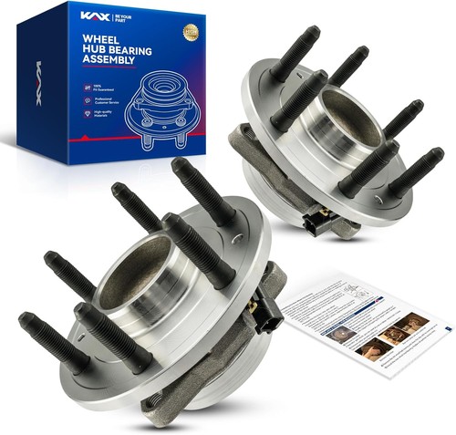 Par de cojinetes de rueda delantera compatibles con Silverado 2014-2018 KAX 515159... 