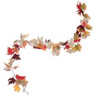 Fake Maple Leaves Autumn Hanging Decorations Artificial Vines for