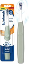 Spinbrush New PRO Clean Battery Powered Electric Toothbrush for Sage Green