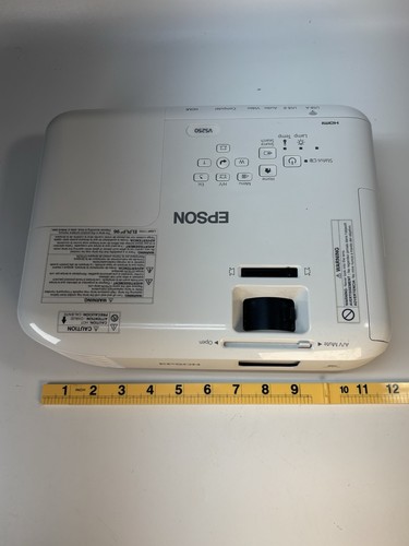 Projecteur Epson VS250 SVGA 3LCD sans cordon d'alimentation non testé - Photo 7/9