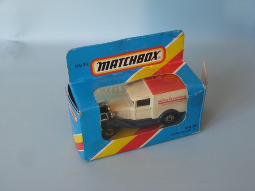 Matchbox Ben Franklin Edición EE. UU. Raro Genuino Ford Modelo A Van MB-38 En Caja B - Imagen 1 de 5