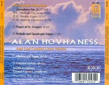 GERARD SCHWARZ HOVHANESS: MYSTERIOUS MOUNTAIN; AND GOD CREATED GREAT WHALES NEW